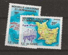 1979 MNH Nouvelle Caledonie Mi  622-23 Postfris** - Ungebraucht