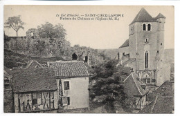 L180A1816 - Saint-Cirq-Lapopie - Circq - Ruines Du Château Et L'Eglise - Saint-Cirq-Lapopie