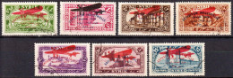 Siria 1929 Y.T.A43/49 O/Used VF/F - Posta Aerea