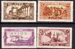 Siria 1925 Y.T.A26/29 */MH VF/F - Posta Aerea