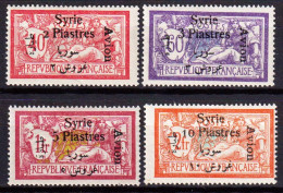 Siria 1924 Y.T.A22/25 */MH VF/F - Airmail