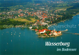 73202228 Wasserburg Bodensee Halbinsel Fliegeraufnahme Wasserburg Bodensee - Wasserburg (Bodensee)
