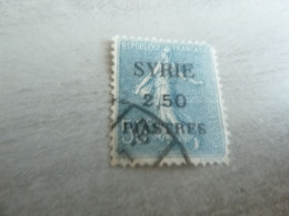 Semeuse Fond Plein - 2.50pi.s.50c. - Yt 113 (161) - Bleu - Oblitéré - Année 1924 - - Gebruikt