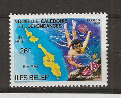1981 MNH Nouvelle Caledonie Mi  661 Postfris** - Neufs