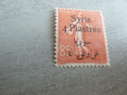 Semeuse Fond Plein - 4 Pi.s.85c. - Yt 139 - Rouge - Oblitéré - Année 1924 - - Gebruikt