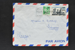 Réunion - CFA  Moissonneuse Laon N° 345 - 347 Sur Lettre De Saint Denis De Novembre 1962 - Cartas & Documentos