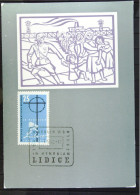 DDR: 2 FDC-Gednkkarten An Den 20. Jahrestag Der Zerstörung Von Lidice (CZ) Vom 7.6.1962  Knr: 891/2 - 1st Day – FDC (sheets)