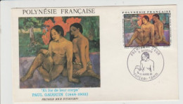 POLYNESIE. FDC. N° PA 160. GAUGUIN. PAPEETE. 15 MARS 81 - "Et L'or De Leur Corps" - FDC