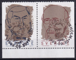 AUGUSTE BEERNAERT HENRI LA FONTAINE PRIX NOBEL DE LA PAIX - Used Stamps