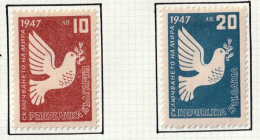 BULGARIE - Série De La Paix : Colombe - Y&T N° 513-514 - 1947 - MH - Unused Stamps