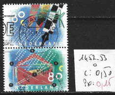 PAYS-BAS 1452-53 Oblitérés Côte 0.50 € - Used Stamps