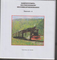 Bahnpoststempel- Und Streckenarchiv Der Schmalspurbahnen Österreich ( 2 Seiten Fleckig , Siehe Scan) - Manuales
