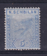 Negri Sembilan: 1891/94   Tiger    SG4    5c     MH - Negri Sembilan