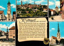 73200747 Rottweil Neckar Kapellenturm Schwarzes Tor Hlg. Kreuz-Muenster Rottweil - Rottweil