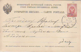RUSSIA. 1898/Moskwa, PS Card/internal Mail. - Ganzsachen