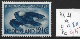 PAYS-BAS PA 11 ** Côte 0.80 € - Correo Aéreo