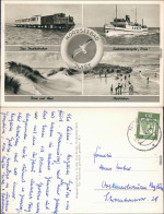 Juist Inselbähnchen, Seebäderdampfer "Frisia", Düne Und Meer, Badeleben 1962 - Juist