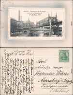 Kreuzberg-Berlin Überführung Der Hochbahn über Den Landwehrkanal 1909  - Kreuzberg