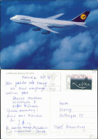 Ansichtskarte  Flugzeug Airplane Avion Lufthansa Boeing 747-200 1995 - 1946-....: Era Moderna