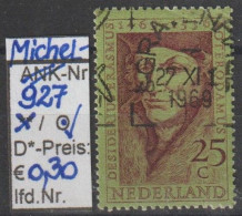 1969 - NIEDERLANDE - SM "500. Geb.tag D. Erasmus V. Rotterdam" 25 C Mehrf. - O  Gestempelt - S. Scan (927o Nl) - Usados