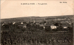 Saint-Jean-de-Vaux Canton De Givry Vue Générale Petit Village Saône-et-Loire 71640 Dos Vert Cpa Non Ecrite Au Dos B.E - Andere & Zonder Classificatie