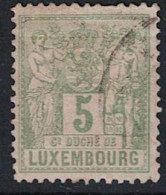 Luxemburg - Allegorische Zeichnung (MiNr: 48 D) 1882 - Gest Used Obl - 1882 Alegorias