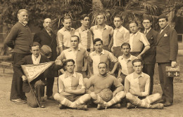 FOOT * Carte Photo Sport * Le S.C.U.F. SCUF Sporting Club Universitaire De France à Paris * équipe Football 1930/31 - Soccer