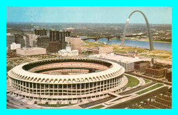 A792 / 235 Civic Center And Gateway Arch Aerial View St Louis - St Louis – Missouri