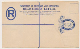 Registered Letter Rhodesia And Nyasaland - Postal Stationery - Rhodesien & Nyasaland (1954-1963)