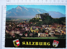 Mozartstadt Salzburg, Mit Festung Hohen-salzburg Und Untersberg - Salzburg Stadt