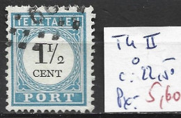 PAYS-BAS TAXE 4 ( II ) Oblitéré Côte 22.50 € - Strafportzegels