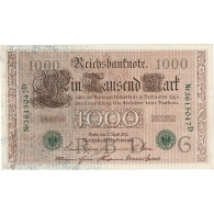 Billet, Allemagne, 1000 Mark, 1910, 1910-04-21, KM:45b, SUP+ - 1.000 Mark