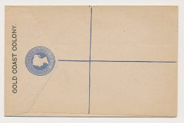 Registered Letter Gold Coast Colony - Postal Stationery - Goldküste (...-1957)