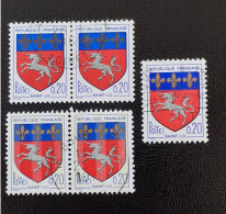 1510-1510c  Lot De 5  Variété Couleur Et Bosphore - Usati