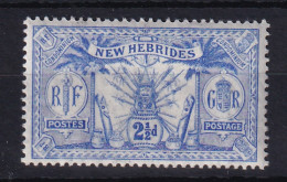 New Hebrides: 1911   Weapons & Idols   SG21   2½d    MH - Ungebraucht