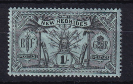 New Hebrides: 1911   Weapons & Idols   SG26   1/-    MH - Ungebraucht