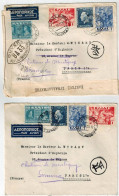 GRECe  2 Lettres Pour La France 1939. - Lettres & Documents