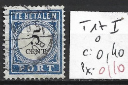 PAYS-BAS TAXE 17 ( I ) Oblitéré Côte 0.40 € - Postage Due