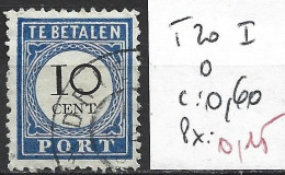 PAYS-BAS TAXE 20 ( I ) Oblitéré Côte 0.60 € - Postage Due