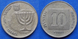 ISRAEL - 10 Agorot JE 5754 (1994AD) "Menorah" KM# 158 Monetary Reform (1985) - Edelweiss Coins - Israele