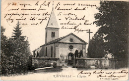 Ratenelle Canton De Tournus L'Eglise Church Chiesa Saône-et-Loire 71290 Dos Non Divisé Cpa Voyagée En 1903 En B.Etat - Autres & Non Classés