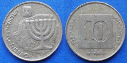 ISRAEL - 10 Agorot JE 5769 (2009AD) "Menorah" KM# 158 Monetary Reform (1985) - Edelweiss Coins - Israël