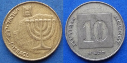 ISRAEL - 10 Agorot JE 5770 (2010AD) "Menorah" KM# 158 Monetary Reform (1985) - Edelweiss Coins - Israël
