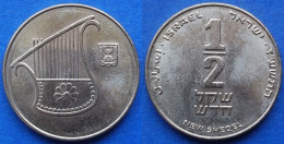 ISRAEL - 1/2 New Sheqel JE 5777 (2017AD) "Lyre" KM# 159 Monetary Reform (1985) - Edelweiss Coins - Israel