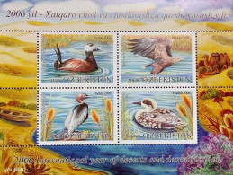 Uzbekistan 2006, Birds, MNH S/S - Ouzbékistan