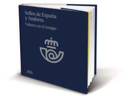 Libro Álbum Oficial De Sellos España Y Andorra Año Completo 2021 - Emisiones Repúblicanas