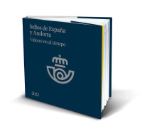 Libro Album Oficial De Sellos España Y Andorra Año Completo 2022 Sin Sellos - Emissions Républicaines