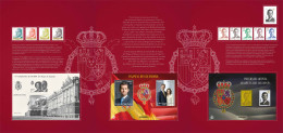 Carpeta Oficial Tríptico Juan Carlos I Y Felipe VI 2021 - Emisiones Repúblicanas