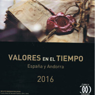 Libro Album Oficial De Sellos España Y Andorra 2016 - Emissioni Repubblicane