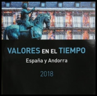 Libro Album Oficial De Sellos España Y Andorra Año Completo 2018 - Emissioni Repubblicane